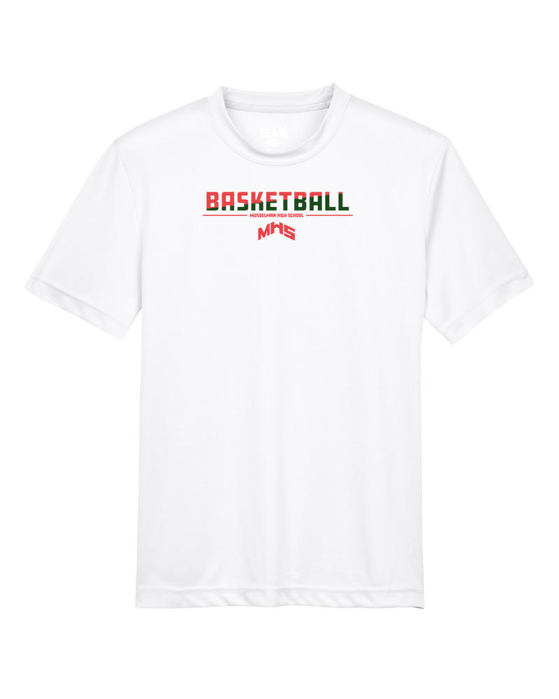 Musselman HS  Basketball Cut - Youth Performance T-Shirt