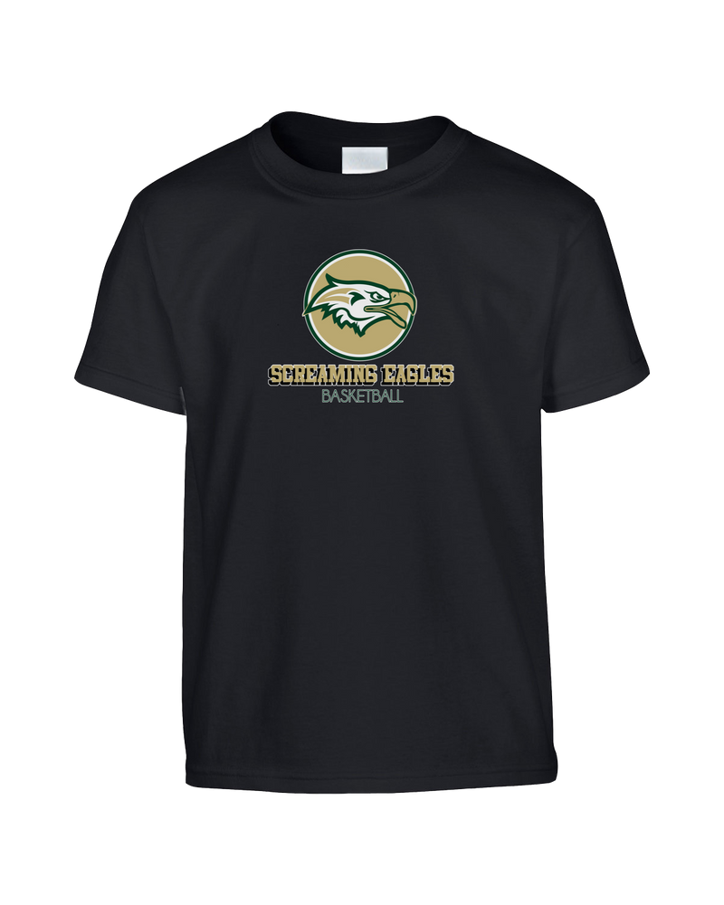 Chequamegon HS Boys Basketball Shadow - Youth T-Shirt