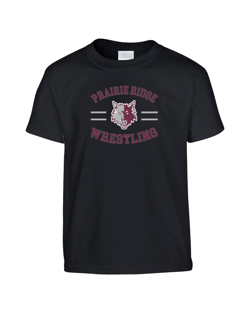 Prairie Ridge HS Wrestling Curve - Youth T-Shirt