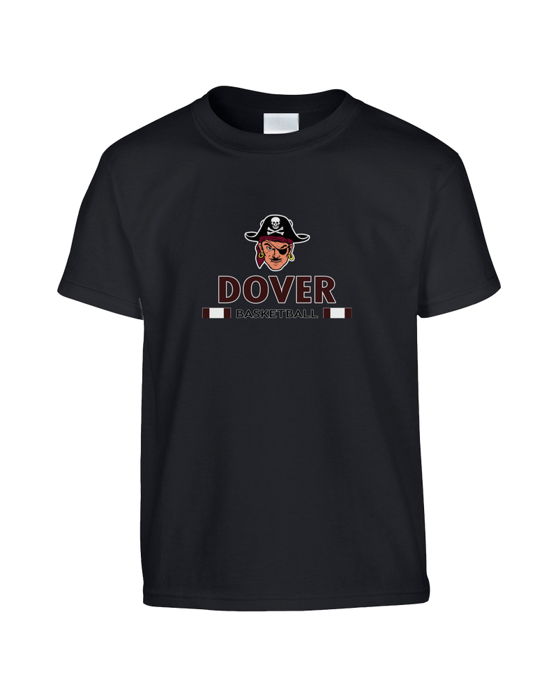 Dover HS Boys Basketball Stacked - Youth T-Shirt