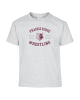 Prairie Ridge HS Wrestling Curve - Youth T-Shirt