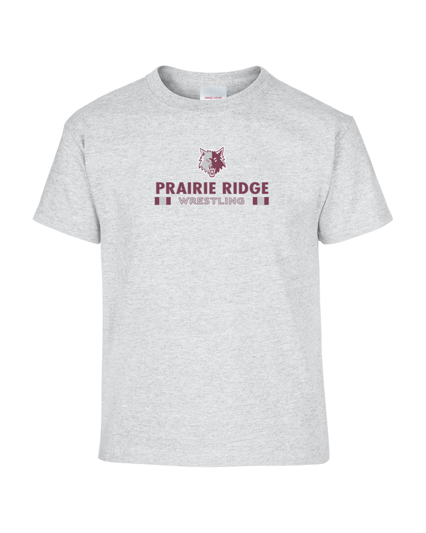 Prairie Ridge HS Wrestling Stacked - Youth T-Shirt