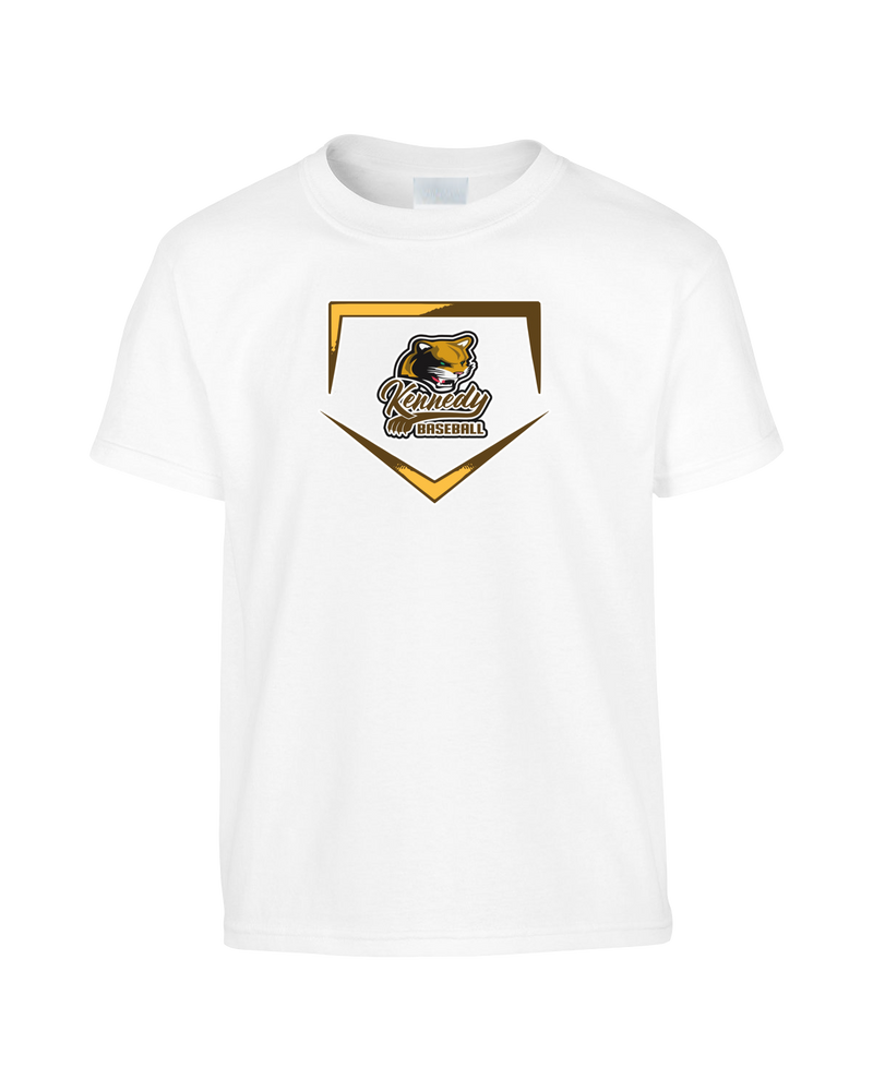 John F. Kennedy HS Baseball Plate - Youth T-Shirt