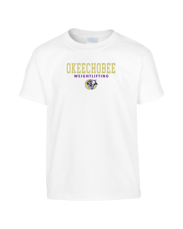 Okeechobee HS Weightlifting Block - Youth T-Shirt