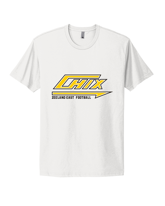 Zeeland East HS Football Logo Chix - Mens Select Cotton T-Shirt