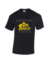 Zeeland East HS Football Logo Chix Bird - Cotton T-Shirt