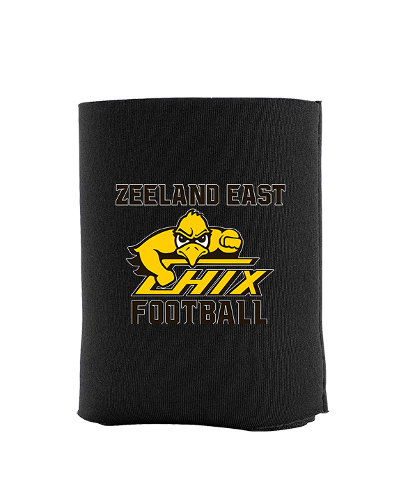 Zeeland East HS Football Logo Chix Bird - Koozie