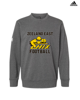 Zeeland East HS Football Logo Chix Bird - Mens Adidas Crewneck