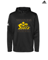Zeeland East HS Football Logo Chix Bird - Mens Adidas Hoodie