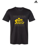 Zeeland East HS Football Logo Chix Bird - Mens Adidas Performance Shirt