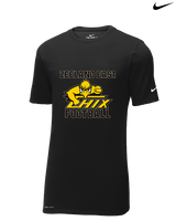 Zeeland East HS Football Logo Chix Bird - Mens Nike Cotton Poly Tee