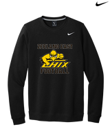 Zeeland East HS Football Logo Chix Bird - Mens Nike Crewneck