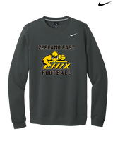 Zeeland East HS Football Logo Chix Bird - Mens Nike Crewneck