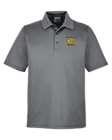 Zeeland East HS Football Logo Chix Bird - Mens Polo