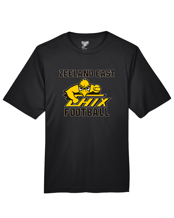 Zeeland East HS Football Logo Chix Bird - Performance Shirt