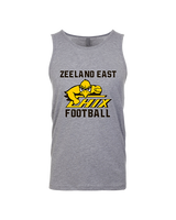 Zeeland East HS Football Logo Chix Bird - Tank Top