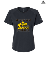 Zeeland East HS Football Logo Chix Bird - Womens Adidas Performance Shirt