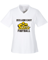 Zeeland East HS Football Logo Chix Bird - Womens Performance Shirt