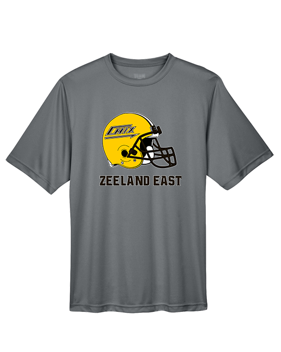 Zeeland East HS Football Logo Helmet - Performance Shirt
