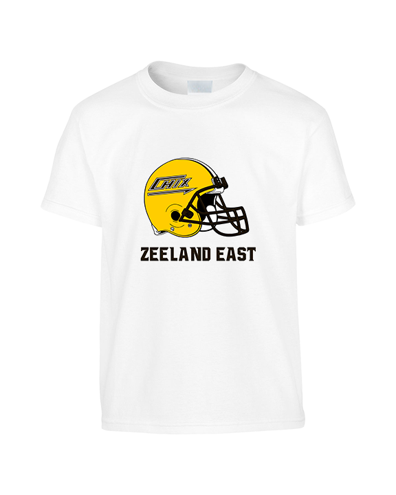 Zeeland East HS Football Logo Helmet - Youth Shirt