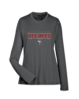 Zion-Benton Township HS Baseball Border - Womens Performance Long Sleeve