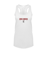 Zion-Benton Township HS Baseball Border - Womens Tank Top