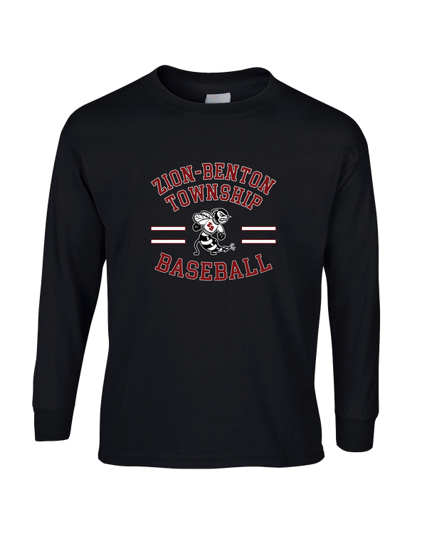 Zion-Benton Township HS Baseball Curve - Mens Basic Cotton Long Sleeve