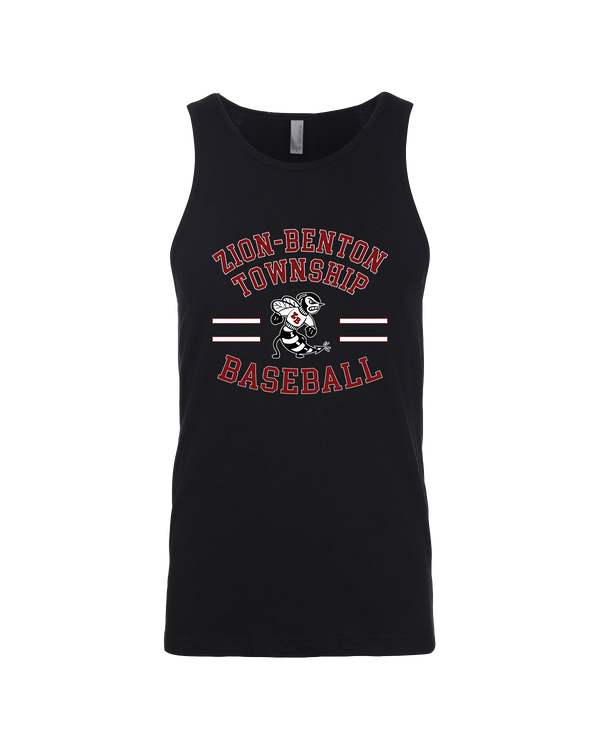 Zion-Benton Township HS Baseball Curve - Mens Tank Top