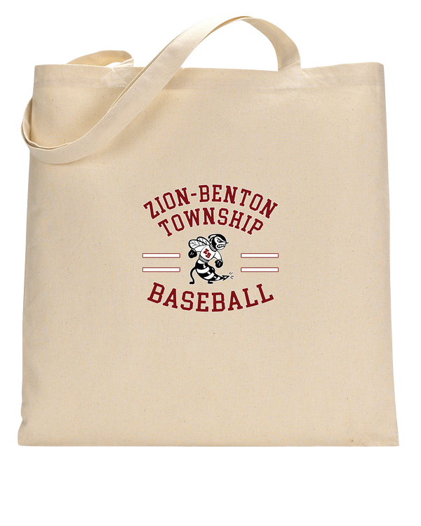 Zion-Benton Township HS Baseball Curve - Tote Bag