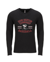 Zion-Benton Township HS Baseball Curve - Tri Blend Long Sleeve
