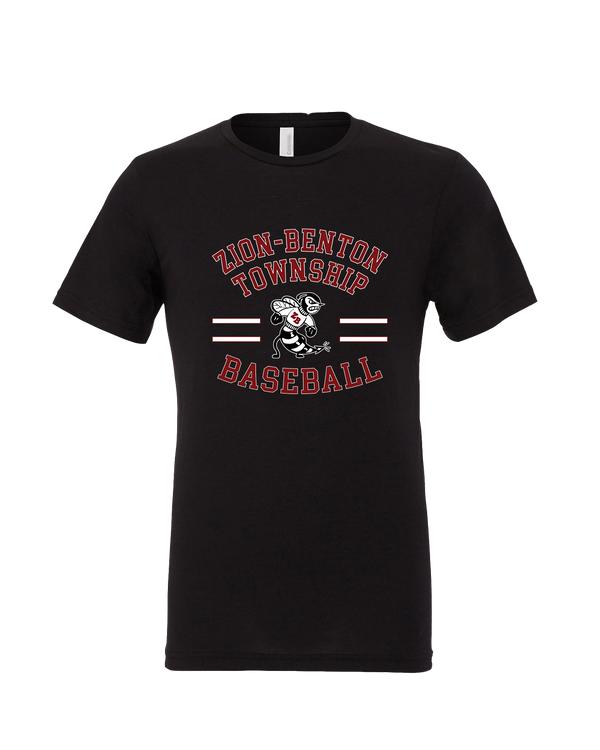 Zion-Benton Township HS Baseball Curve - Mens Tri Blend Shirt