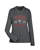 Zion-Benton Township HS Baseball Curve - Womens Performance Long Sleeve