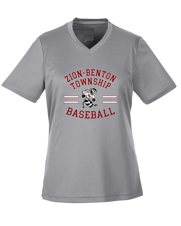 Zion-Benton Township HS Baseball Curve - Womens Performance Shirt