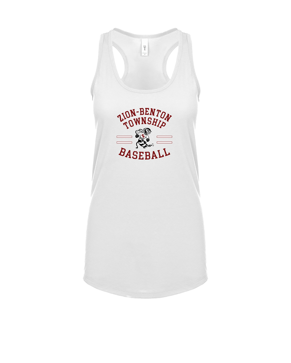 Zion-Benton Township HS Baseball Curve - Womens Tank Top