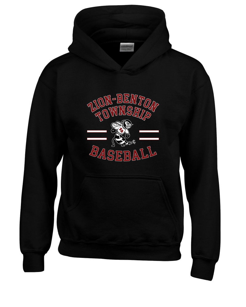 Zion-Benton Township HS Baseball Curve - Youth Hoodie