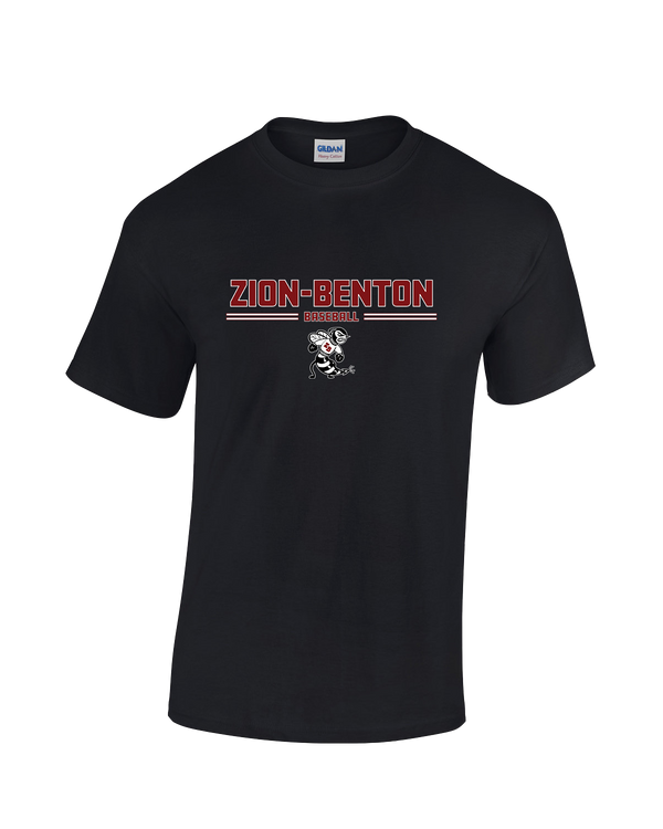 Zion-Benton Township HS Baseball Keen - Cotton T-Shirt