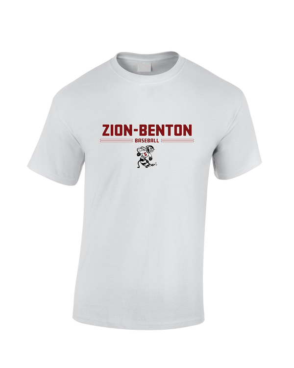Zion-Benton Township HS Baseball Keen - Cotton T-Shirt