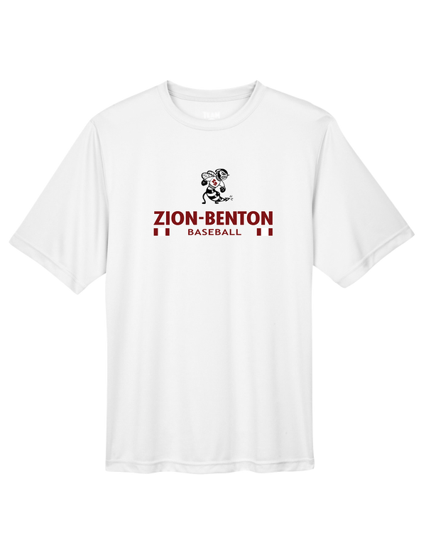 Zion-Benton Township HS Baseball Stacked - Performance T-Shirt