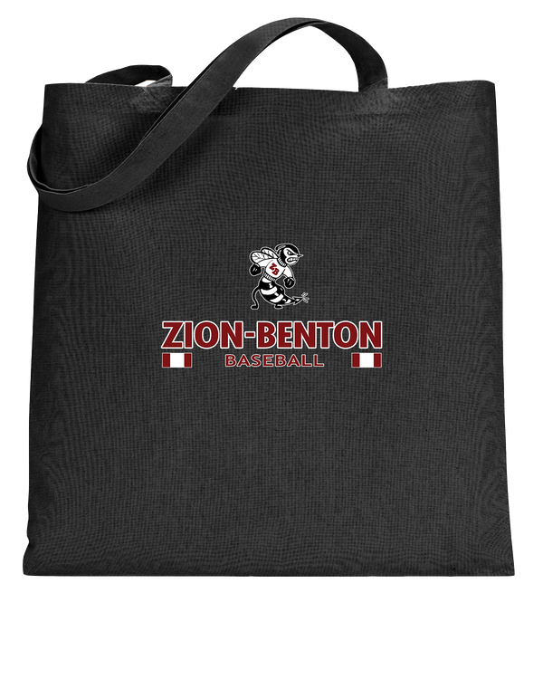 Zion-Benton Township HS Baseball Stacked - Tote Bag