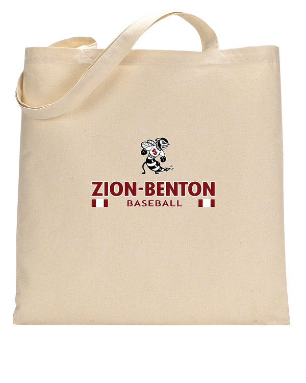 Zion-Benton Township HS Baseball Stacked - Tote Bag