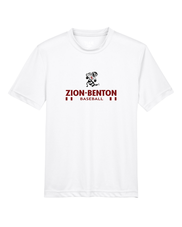 Zion-Benton Township HS Baseball Stacked - Youth Performance T-Shirt